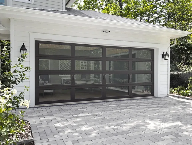 San Gabriel Garage Door Repair design specialist presenting custom garage door options to San Gabriel homeowner