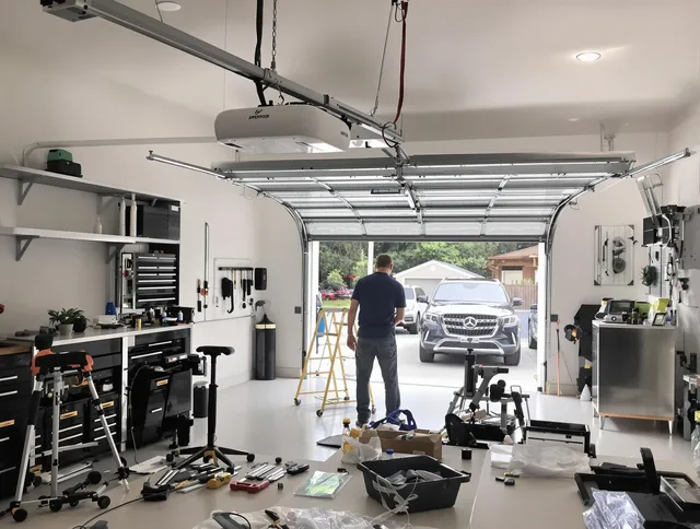 Garage door opener installation by San Gabriel Garage Door Repair in San Gabriel