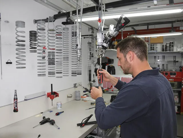 San Gabriel Garage Door Repair safety certified technician performing precision spring replacement in San Gabriel